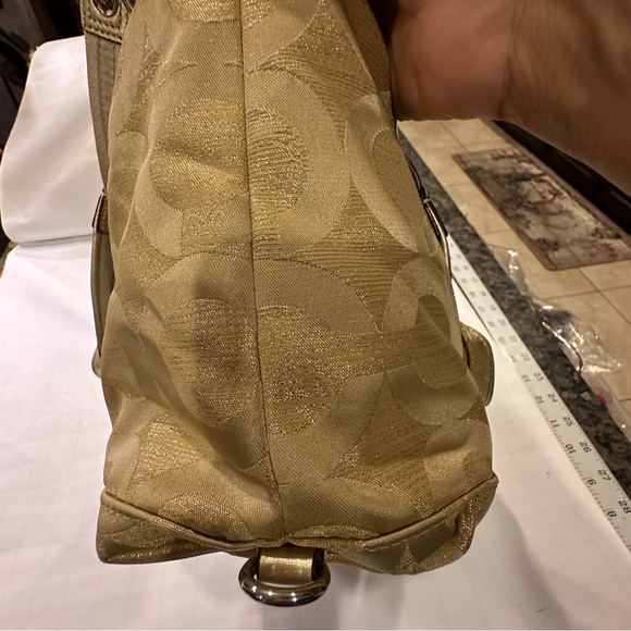 Authentic Coach Poppy Gold 2in1 Style Satchel bag - Picture 11 of 13